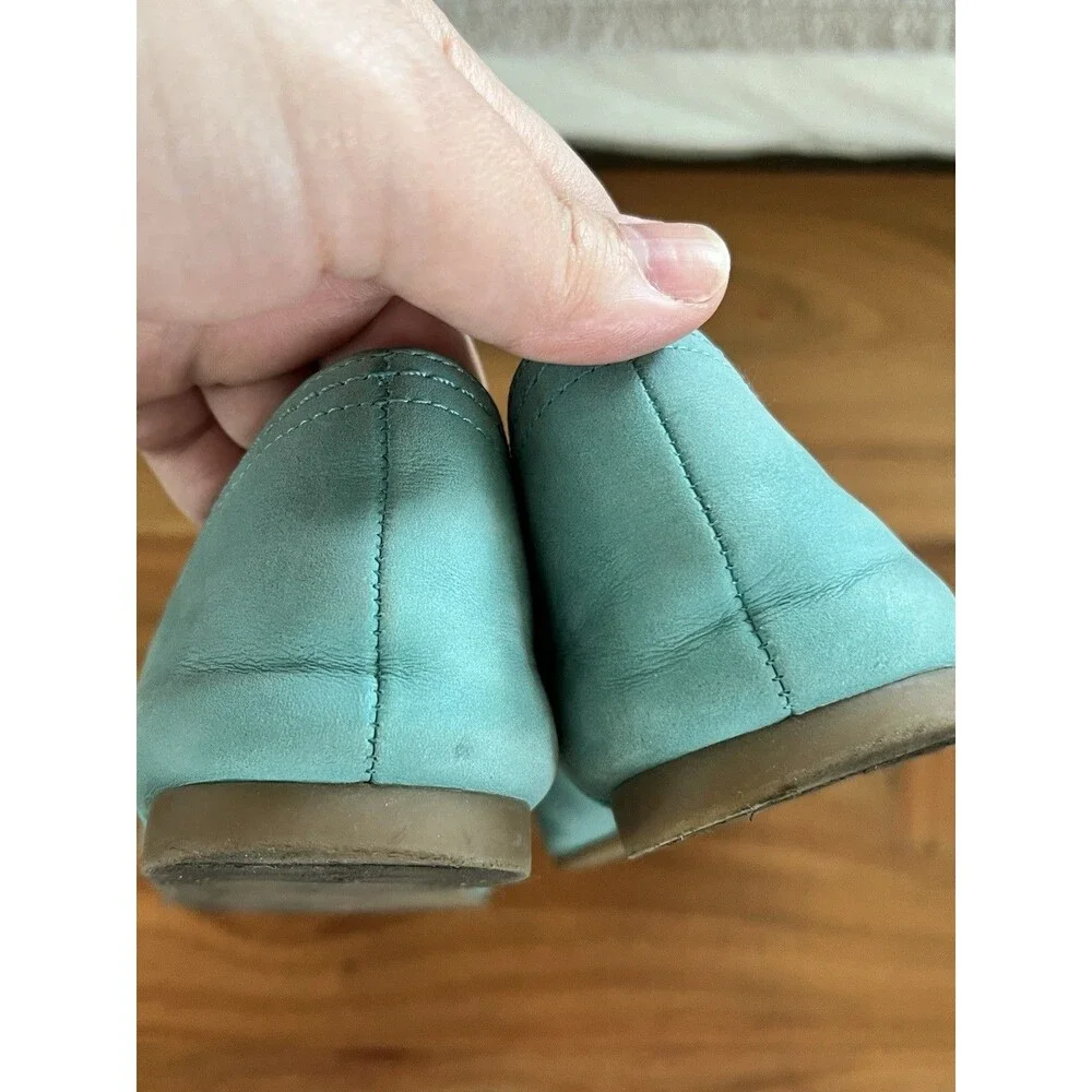 Lucky Brand Alba Ballet Flats Women's Light Blue /aqua Slip On Size 7